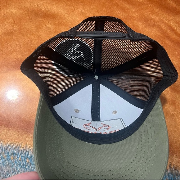 NWT RealTree SnapBack adjustable baseball hat embroidered patch green brown - Picture 5 of 6